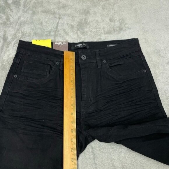 Kenneth Cole Straight Fit Stretch 32x34 Denim Mens Black Jeans a0198 - Picture 8 of 9